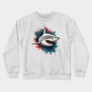 shark attack Crewneck Sweatshirt